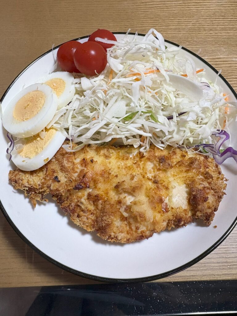 ノンフライヤーで作るチキンカツ