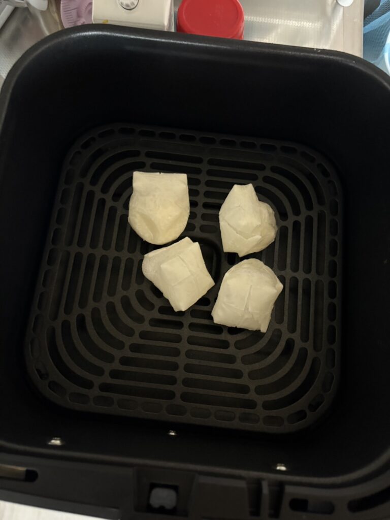 ノンフライヤーでお餅を焼く前