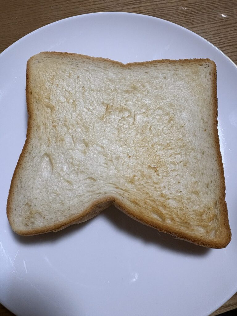 ノンフライヤーで焼く食パン