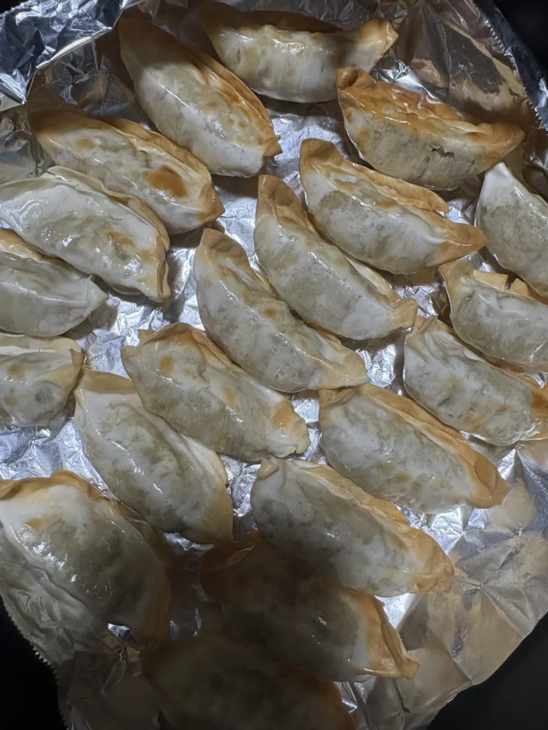 ノンフライヤーで作る揚げ餃子