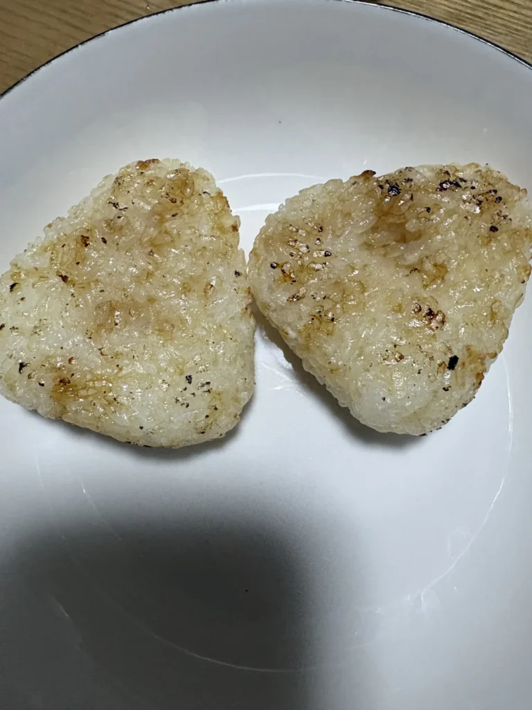 ノンフライヤーで作る焼きおにぎり